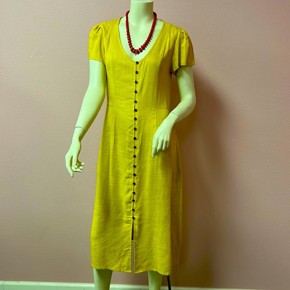NWT Papillon yellow dress